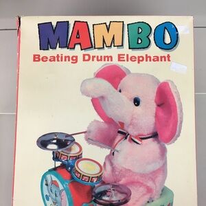1980’s Collectable Mambo Drum Beating Elephant